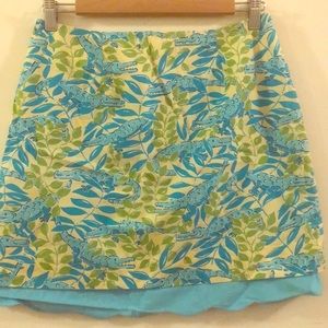 Lilly Pulitzer 🐊 alligator skirt